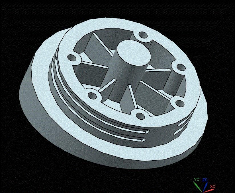 JJ5784-洗衣机搅轮塑料模具设计【含模流分析及UG三维图】