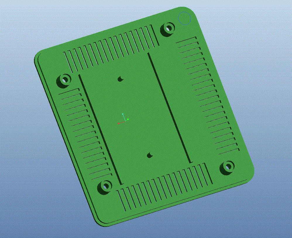 JJ5797-塑料底盖注塑模具设计【含Proe三维图】