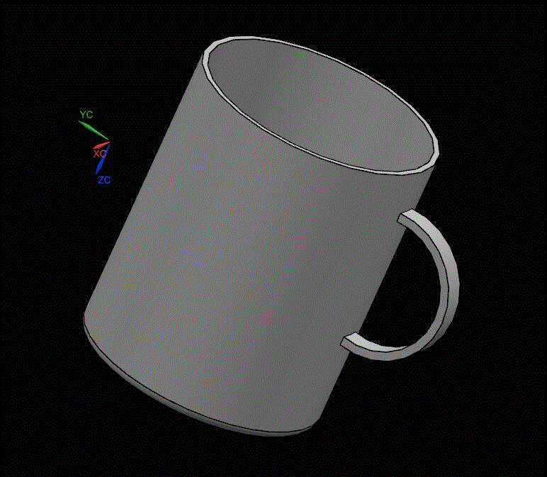 ZS844-带手柄漱口杯注塑成型工艺及模具设计