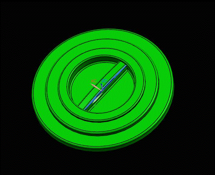 JJ5834-家用垃圾桶盖注塑模具设计及数控加工【含UG三维图】