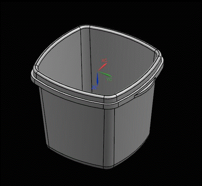 JJ5843-垃圾桶注塑模具设计-方形塑料桶【含UG三维图】