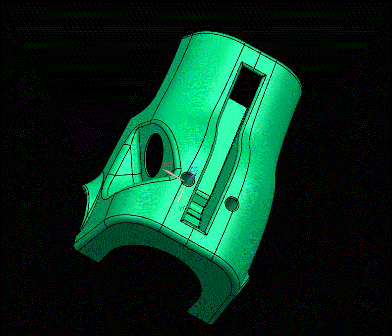 JJ5848-货车转向柱罩上壳注塑模具设计【含UG三维图】