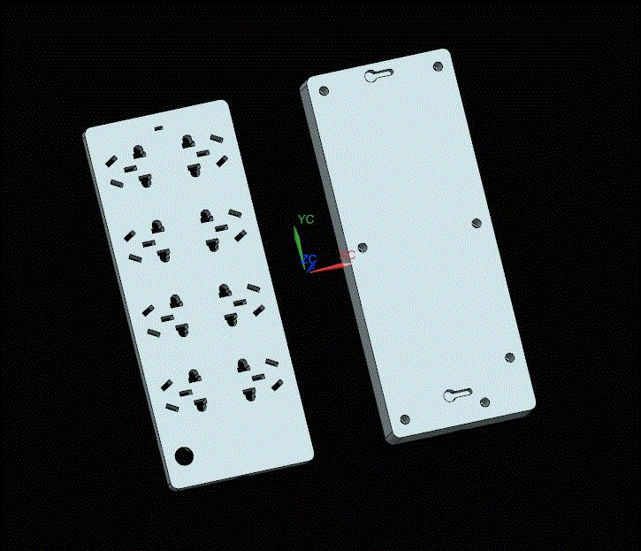 JJ5850-电源插板上盖注射模具设计【含UG三维图】