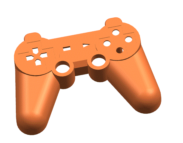 JJ5864-游戏机手柄的模具设计【含三维图】