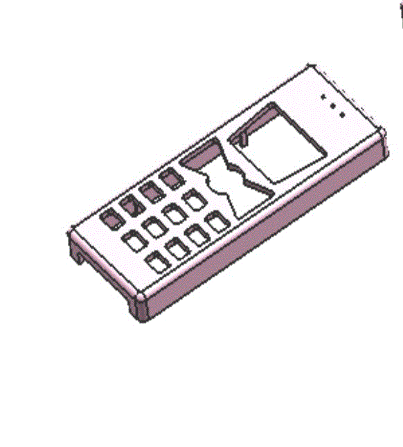 JJ5867-手机上盖塑料模具设计