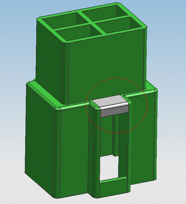 JJ5893-YZ-203接线头注塑模具设计【含UG三维图】