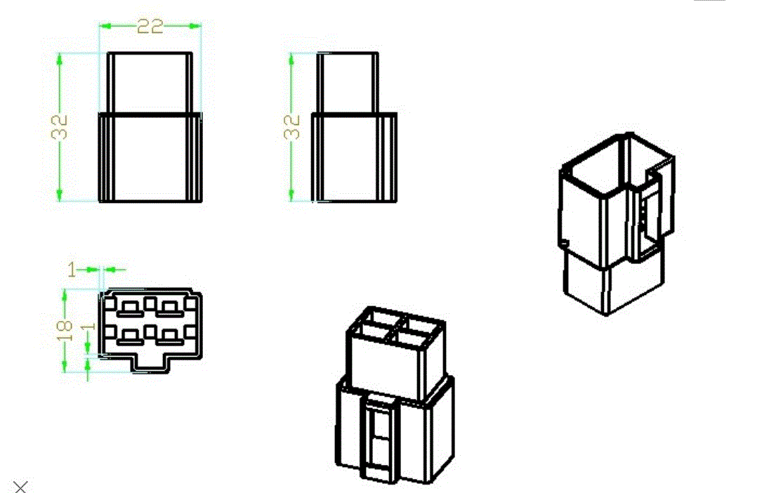 JJ5896-接线头端子注塑模具设计-端子座【含三维图】