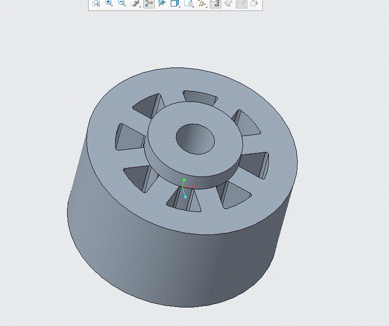 JJ5913-滚轮-槽轮注塑模具课程设计-外径27.5【含Proe三维图】