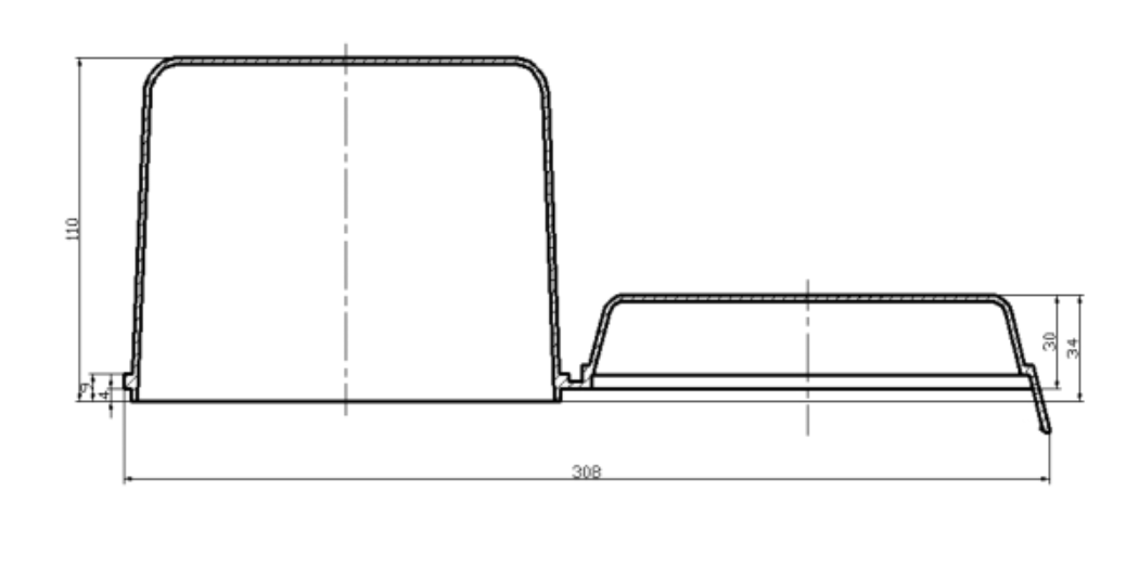 JJ5958-折页盒塑料注塑模具设计-长308