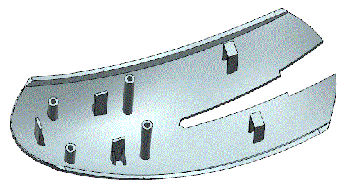 JJ5987-雷柏鼠标上盖注塑模具设计【含UG三维图】