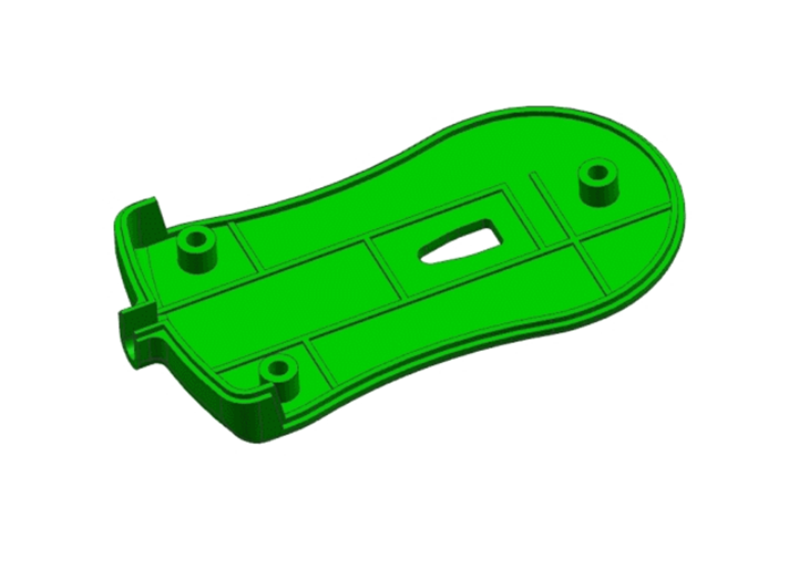 YA353-鼠标下盖注塑模具设计【含UG三维图】