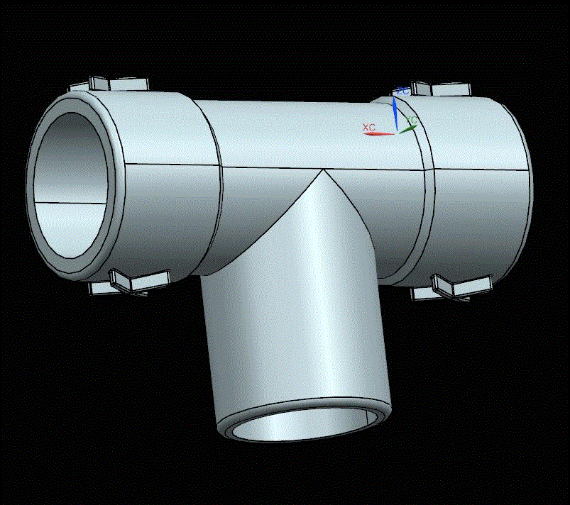 JJ5436-三通注塑模具设计【含UG三维图】