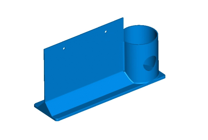 JJ6133-日历文具台注塑模具设计-笔筒【含Proe三维图】