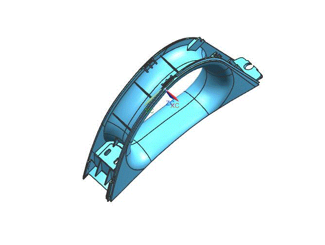 JJ6143-电水壶把手注塑模具设计【含UG三维图】