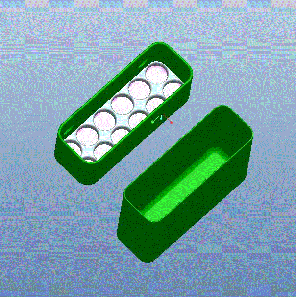JJ6147-彩笔盒的注塑模具设计【含Proe三维图】