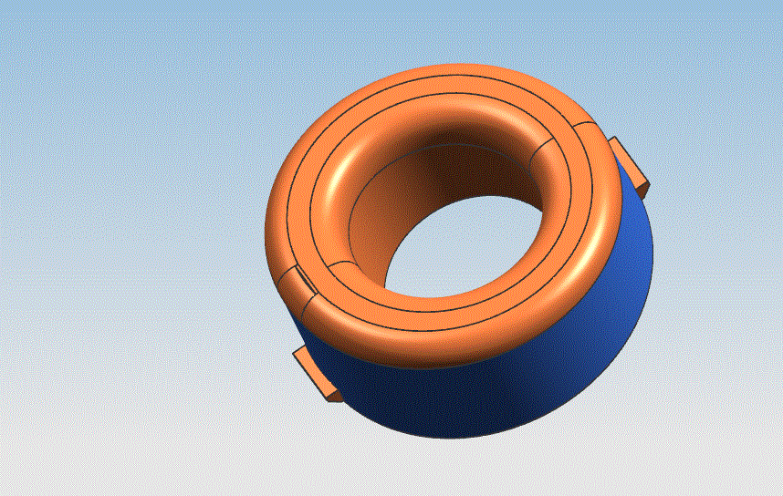 JJ6154-930主机装饰圈注塑模具设计【含UG三维图】