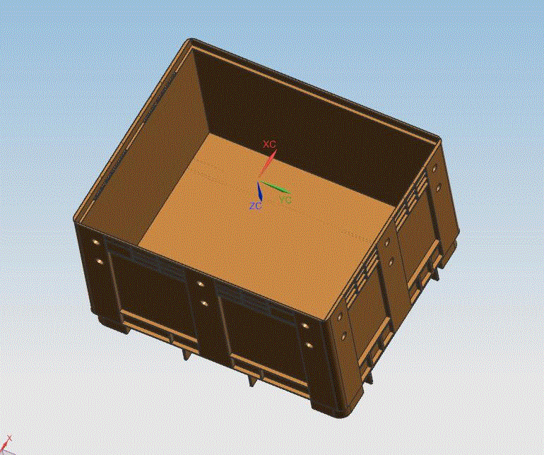 JJ6158-大型封闭卡板箱注塑模具设计【含UG三维图】