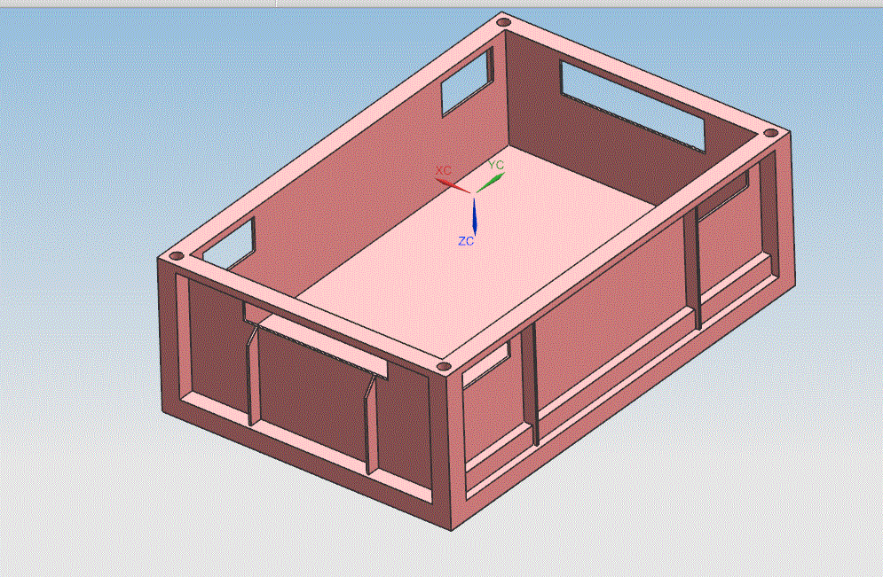 JJ6159-大型封闭卡板箱注塑模具设计2【含UG三维图】