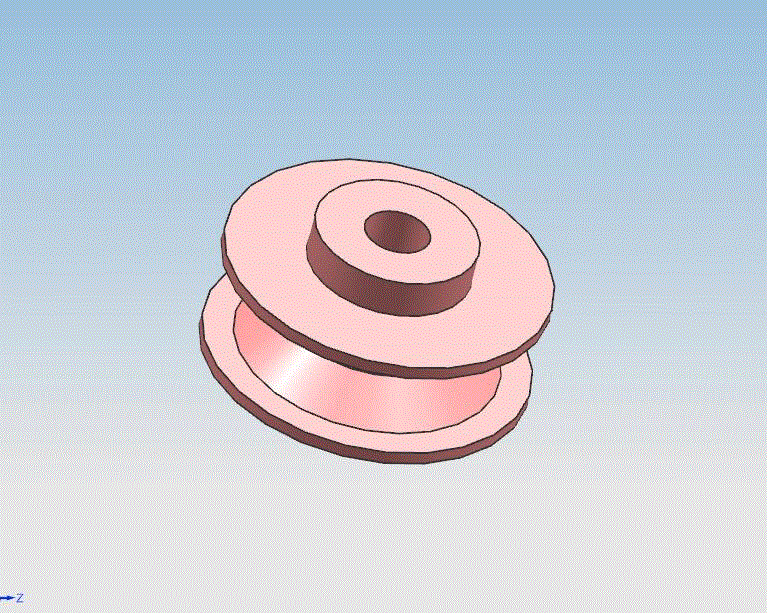 JJ6175-导轮注塑成型工艺及模具设计-滚轮线轮形状【含UG三维图】