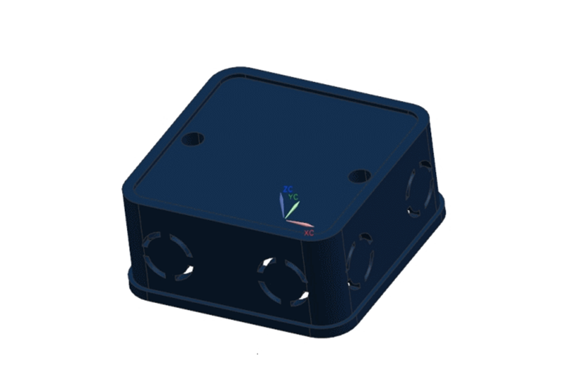 JJ6182-接线盒底座注塑模具设计-长105【含UG三维图】