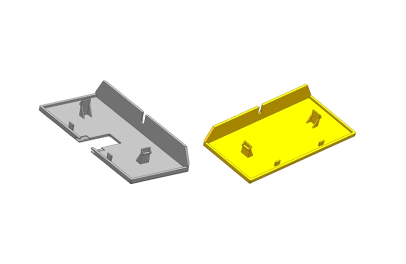 JJ6223-上下盖板注塑模具设计-L形件配合件【含UG三维图】
