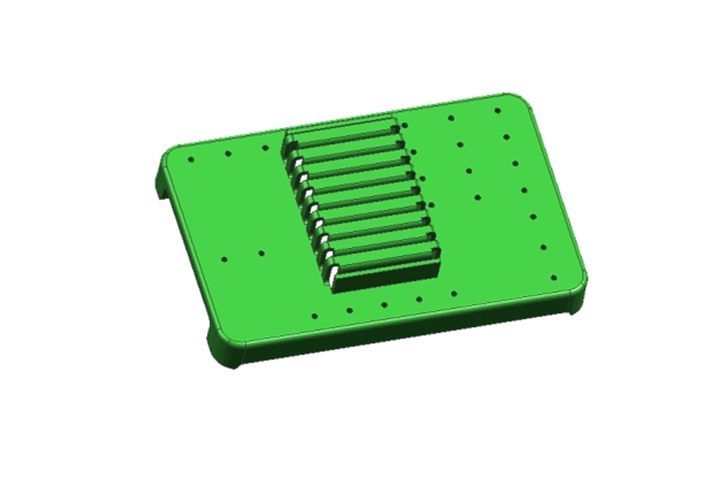 JJ6225-汽车门拉手底座注塑模设计【含UG三维图】