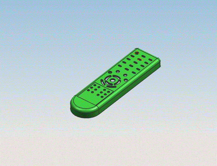 JJ5450-电视遥控器外壳注塑模具设计【含UG三维图】