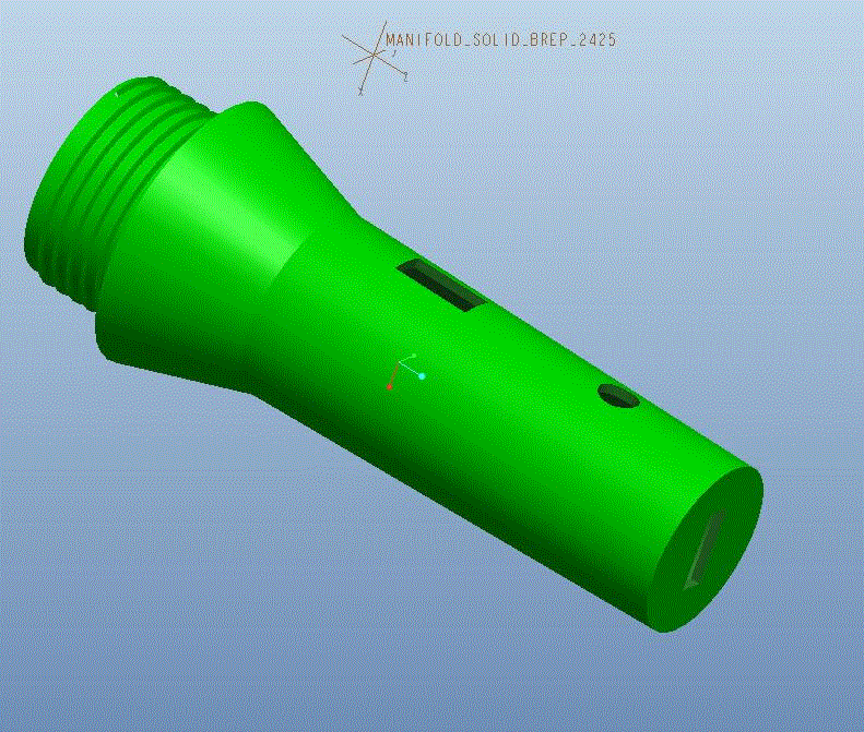 JJ5455-手电筒外壳注塑模具设计【含Proe三维图】