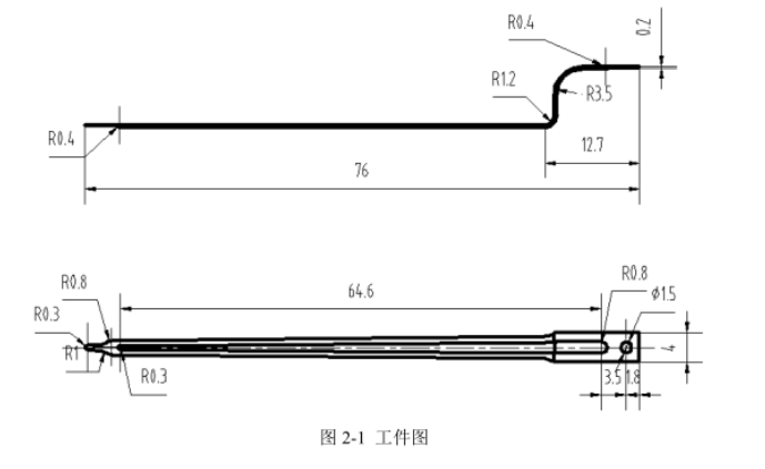 JJ6448-指针精密连续模具设计-长76【含Proe三维图】