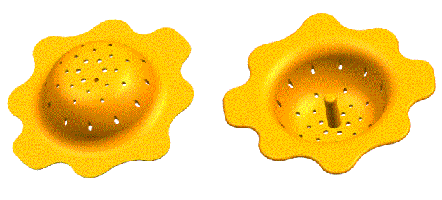 JJ6476-水槽过滤器注塑模具设计【含UG三维图】