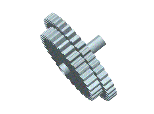 JJ6497-双联圆柱直齿轮成型工艺参数优化及模具设计【含模流分析及Proe三维图】