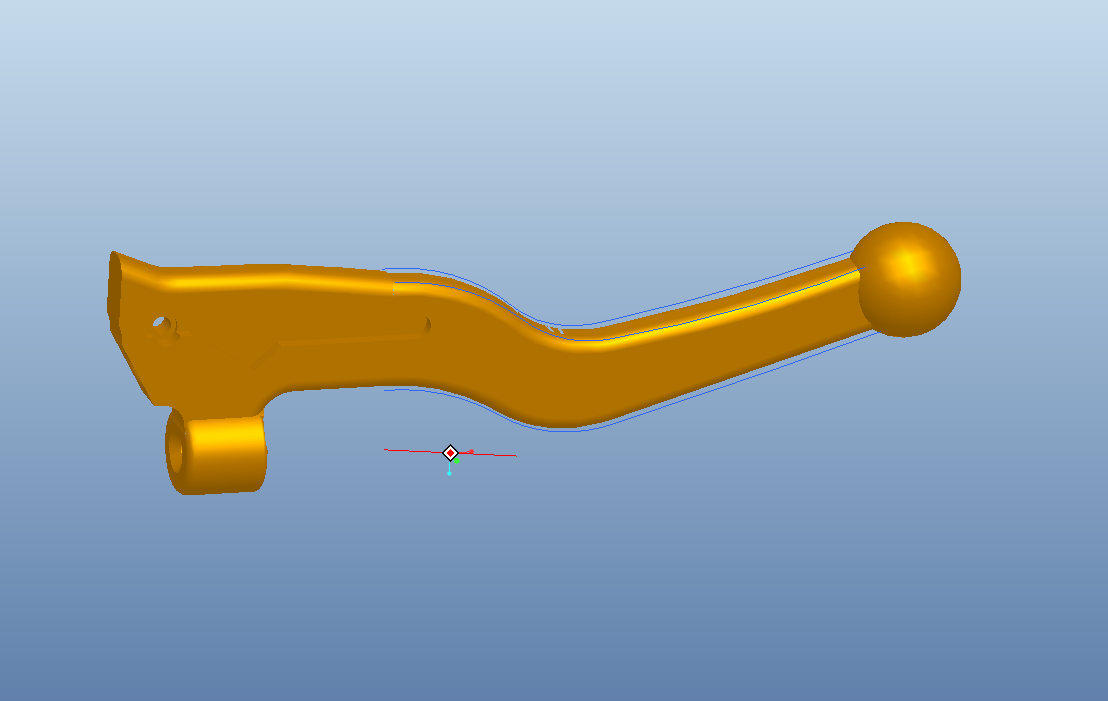 P358-铝合金摩托车手柄压铸模设计