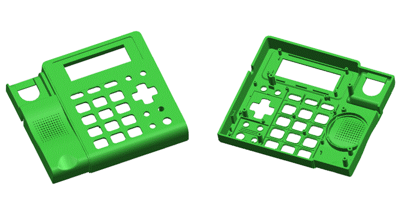 JJ6533-电话机面板注塑模具设计【含UG三维图】