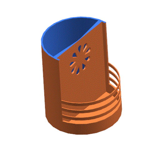 JJ6545-水滴笔筒注塑模具设计【含UG三维图】