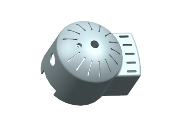 JJ6622-电风扇头部电机后盖注塑模具设计【含UG三维图】