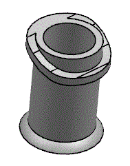 JJ6643-料理机旋转铰刀刀架注塑模具设计【含UG三维图】