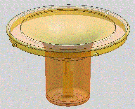 JJ6646-美的饮水机进水口过滤盖注塑模具设计及CAE分析【含UG三维图】