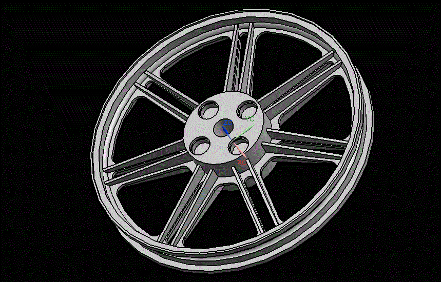 JJ5492-摩托车轮压铸模具设计【含UG三维图】