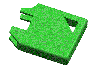 JJ6668-U盘盖注塑模具设计【含UG三维图】