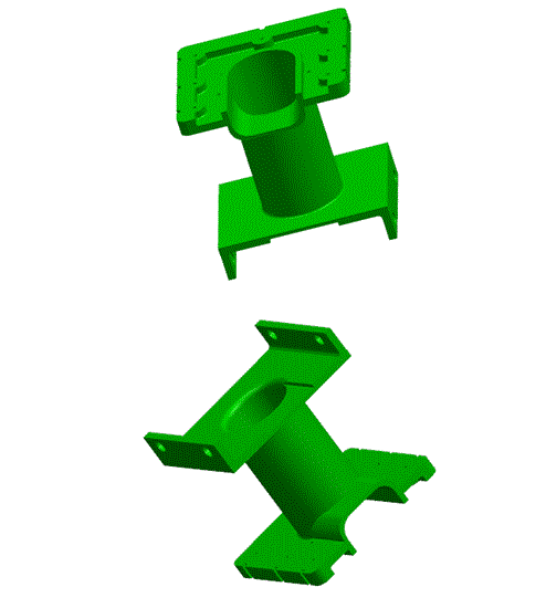 JJ6684-低压包骨架注射模具设计【含UG三维图】