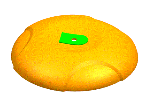 JJ6691-电热扇底座注塑模具设计【含UG三维图】