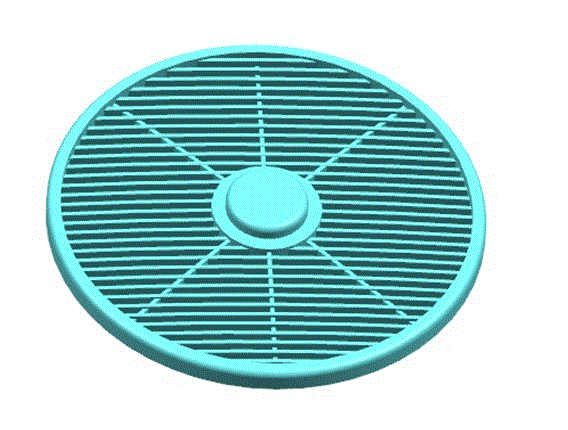 JJ6725-电风扇导风轮注塑模具设计及成型零件加工工艺【含三维图】