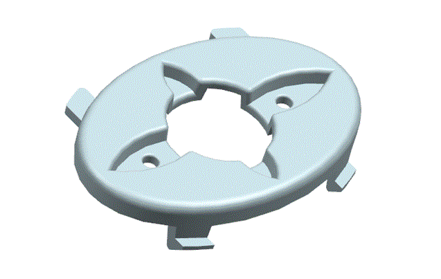 JJ6729-成型件固定卡口注射模设计及成型零件数控编程【含模流分析及三维图】