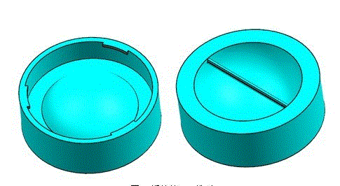 JJ6740-Φ150球形桶盖模具设计及模流分析【含UG三维图】