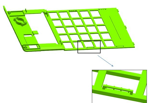 JJ6791-得力1256型计算器面板注塑模具设计及数控编程【含三维图】