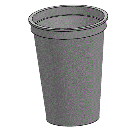 JJ6798-塑料可口可乐杯饮料杯注塑模具设计-长90【含UG三维图】