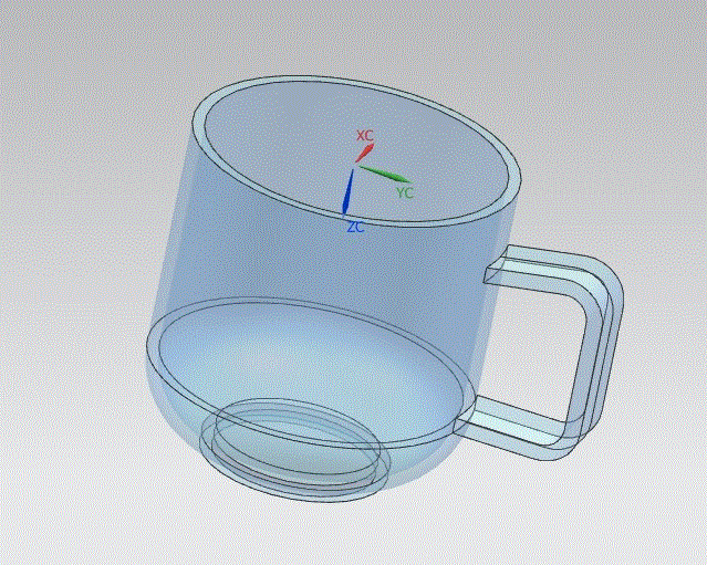 JJ6802-杯子[哈夫块分型]水杯注塑模具设计【含UG三维图】