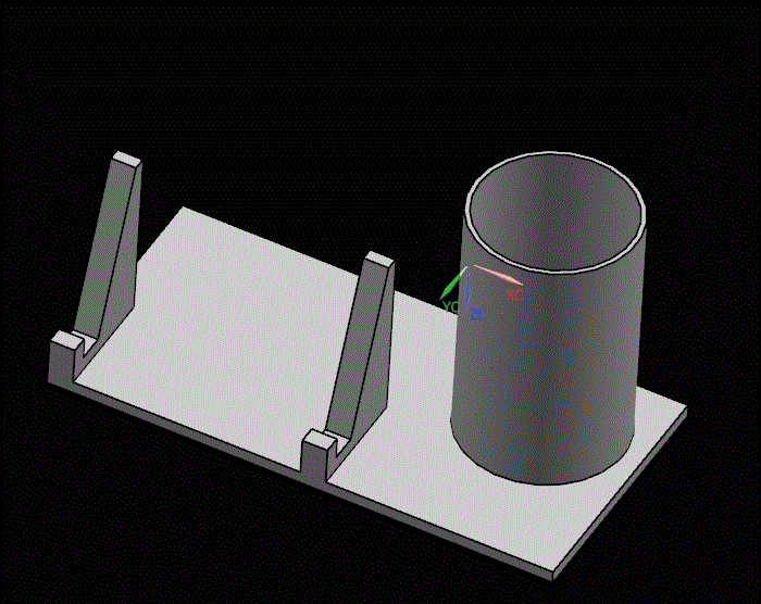 JJ6810-笔筒手机架注射模具设计（手机支架）【含UG三维图】