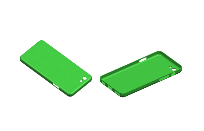 JJ6814-苹果手机盖注塑模具设计-苹果6手机外壳【含Proe三维图】