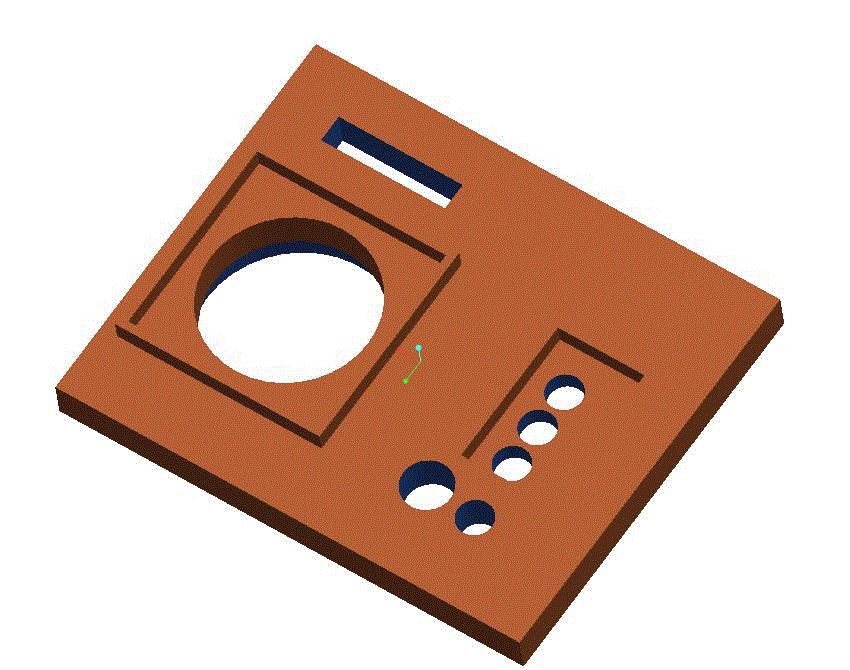 JJ6832-示波器面板注塑模具设计【含UG三维图】